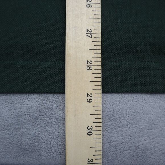 U.S. Polo Assn. Shirt Mens L Green USPA Large Orange Logo Short Sleeve Golf - Picture 5 of 16